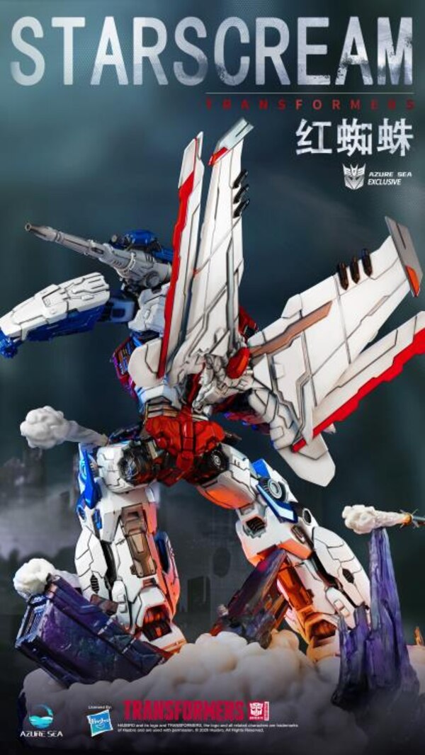 AzureSea Studio Transformers Starscream Statue Color Image  (26 of 42)